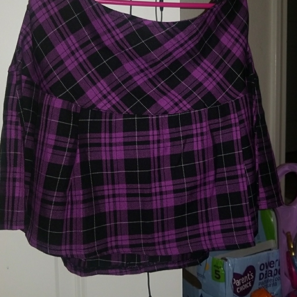Plaid skirt